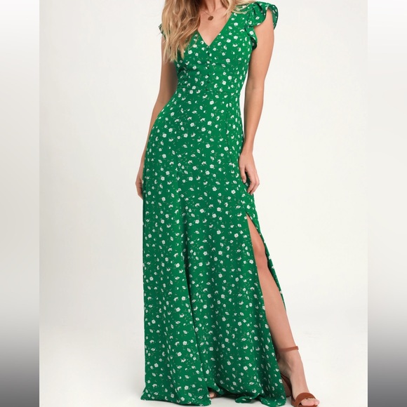 Lulus Dresses & Skirts - Lulu's Floral Print Maxi